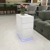 Schmaler Nachttisch mit Steckdose & USB,Nachttisch LED mit Produktbild-Vorschau 4