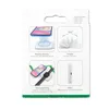 The image shows the packaging of a wireless charger with diagrams illustrating its features. Produktbild-Vorschau