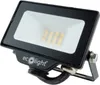 A black LED floodlight is shown at a slight angle against a white background. Podgląd zdjęcia produktu