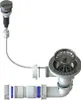 A diagram of a sink drain assembly, showing its components and how they connect. Produktbild-Vorschau