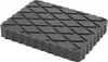 A black rubber pad with a diamond pattern on top and a ribbed edge, shown from a slightly elevated angle on a white background. Anteprima dell’immagine prodotto