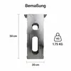 Metallsockel Standfuß für Wallbox Montagepfosten aus Stahl Produktbild-Vorschau 6