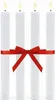 Candele a bastoncino LED Relaxdays, set da 4, A x P: 25 x 2 Anteprima dell’immagine prodotto 1