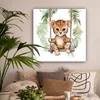MuchoWow® - Leinwandbilder - Leopard - Tier - Kinder - Produktbild-Vorschau 2