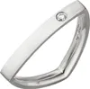 Ring Damenring in Dreiecksform mit Diamant Brillant aus 950 Produktbild-Vorschau 1