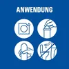 Instructional graphics for condom application. Produktbild-Vorschau