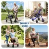 2-in-1 Rollator fš¹r Senioren mit Sitz und Fu?pedal, Produktbild-Vorschau 7