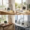 LED stolová lampa Dvojitá hlava čierna 70CM monitor lampa Náhľad obrázku produktu 8