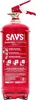 SAVS® Feuerlöscher Pulver 3 kg - 21A 113B C - Mit Halterung Produktbild-Vorschau 1