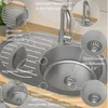 QUADRON Spülbecken 1-Becken Spüle | Größe: 77 x 50 x 16 cm Produktbild-Vorschau 4