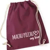 Huuraa Turnbeutel Machu Picchu my love 12 Liter Burgundy Produktbild-Vorschau 1