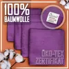 Frottier Seiftücher 10er Pack 30x30cm, 100% Baumwolle, Lila Produktbild-Vorschau 6