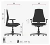 Krzesło obrotowe Topstar® ST19U G20 Fitness SITNESS 15 Podgląd zdjęcia produktu 8