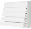 Komoda 140 cm 10 zásuvek skříňka FRAMIRE R-140-S10 bílá Náhled obrázku produktu 7