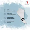 Footstar Damen & Herren Sneaker Socken mit Blockringeln (10 Produktbild-Vorschau 2