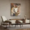 Leinwandbild Wandbild SAXOPHONIST Malerei Retro Stil Produktbild-Vorschau 3