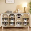 YRHome : étagère à chaussures double blanche, peu Voir les images du produit 10