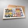 Gerahmtes Poster - Rahmen in heller Eiche - Casas Ribeira Produktbild-Vorschau 3