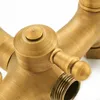 Close-up of a brass faucet handle and part of the faucet body. Náhled obrázku produktu