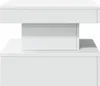 A white modern coffee table with a layered design. Náhled obrázku produktu