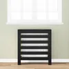 vidaXL Copriradiatore nero effetto rovere 78 x 20 x 82 cm Anteprima dell’immagine prodotto 2