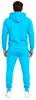 Herren Jogginganzug einfarbig 100% BW 586 Türkis M Produktbild-Vorschau 4