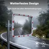 Wiltec Verkehrsspiegel 70 x 90 cm konvex, eckiger Produktbild-Vorschau 7