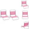 vidaXL Klappbare Strandstühle 2 Stk. Rosa Stoff -  Produktbild-Vorschau 1