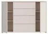 Madia Medea con 4 cassetti e 2 ante cashmere 144x35x99 – Anteprima dell’immagine prodotto 7