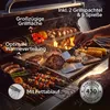 Arebos Edelstahl Grillplatte 40x30 cm massiv 4 mm für Gas- Produktbild-Vorschau 2