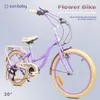 SUN BABY Flower Bike Kinderfahrrad 20 Zoll Mädchen, Fahrrad Produktbild-Vorschau 2