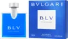A bottle of Bvlgari BLV Pour Homme Eau de Toilette and its packaging are displayed side-by-side against a white background. Voir les images du produit