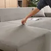 (šedá) Potah na pohovku ve tvaru L, 2-dílný plyšový Náhled obrázku produktu 4