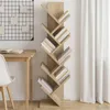 vidaXL Libreria a torre, 6 ripiani, 30 x 18 x 100 cm, Anteprima dell’immagine prodotto 2