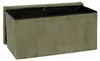 Klappbarer hocker arum grün khaki 76x38cm  - Atmosphera Produktbild-Vorschau 3