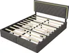 Doppelbett 160x200 cm, LED-Kopfteil, Polsterbett mit 4 Produktbild-Vorschau 13