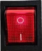 Wippenschalter 2-polig 16A 250V rot LED 4Pin 28x21mm Produktbild-Vorschau 3