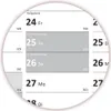 XXL Wandkalender DIN A0 2027 (grau2) große Tageskästchen Produktbild-Vorschau 3