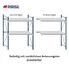 Weitspannregal MAXIMUS | Grundregal | HxBxT 200x200x50cm | Produktbild-Vorschau 9