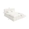 FEDVE Polsterbett Lund aus Bouclé-Stoff 160x200 cm, Beige Produktbild-Vorschau 9