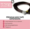 hair2heart Premium Mini Tape Extensions Echthaar - 12 Tapes Produktbild-Vorschau 3