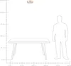 BELIANI Lampa sufitowa złota polibawełna ø 45 cm glamour Podgląd zdjęcia produktu 7