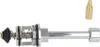 A plumbing valve component and a small brass fitting are shown against a white background. Produktbild-Vorschau