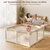 Koonmi Laufstall Baby 120x120 cm Faltbarer Laufgitter mit – Produktbild-Vorschau 3