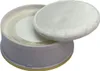 Parfümierter Body Powder White Diamonds in geöffneter, glänzender Dose mit goldener Schrift und samtiger Quaste zum Auftragen. Náhľad obrázku produktu