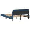 vidaXL Struttura letto con testiera "Dover" blu 120x200 cm Anteprima dell’immagine prodotto 6