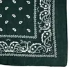 Bandana Tuch Paisley Muster 02 dunkelgrün weiß Produktbild-Vorschau 4