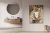Leinwandbild Wandbild SAXOPHONIST Malerei Retro Stil Produktbild-Vorschau 10