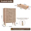 Commode INONEFT de 60 cm avec 4 tiroirs, meuble de Voir les images du produit 2