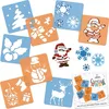 Schablonen Malen für Kinder, 8 Stück Set 15x15 cm Produktbild-Vorschau 1